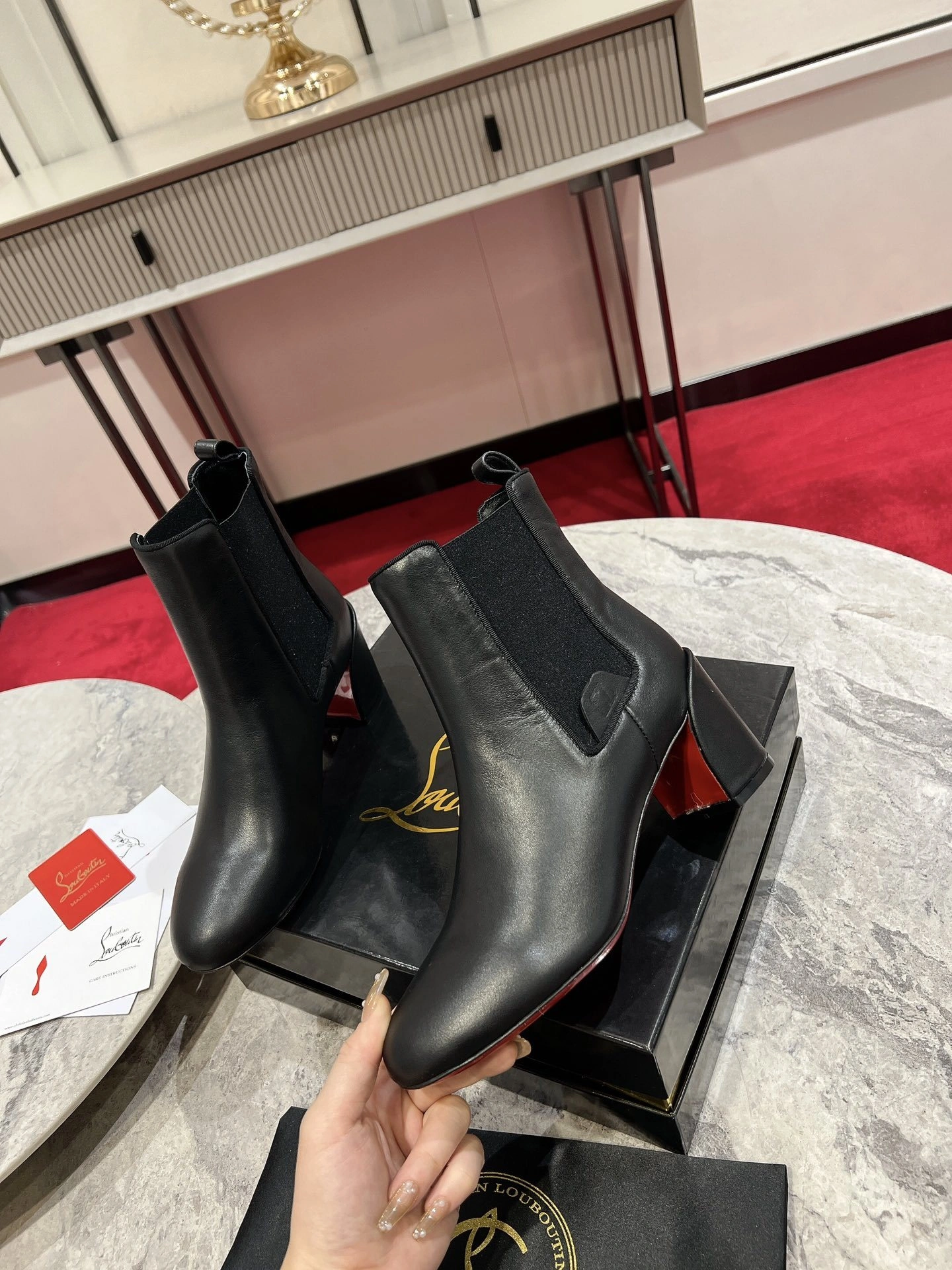 COCO--- 3231103BK01 5.5cmHeel height Turelastic Calfskin item：C-X062L1207R